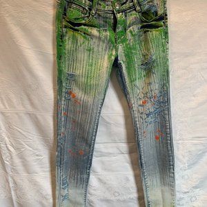 OMG Painted Jeans!!!!!!!